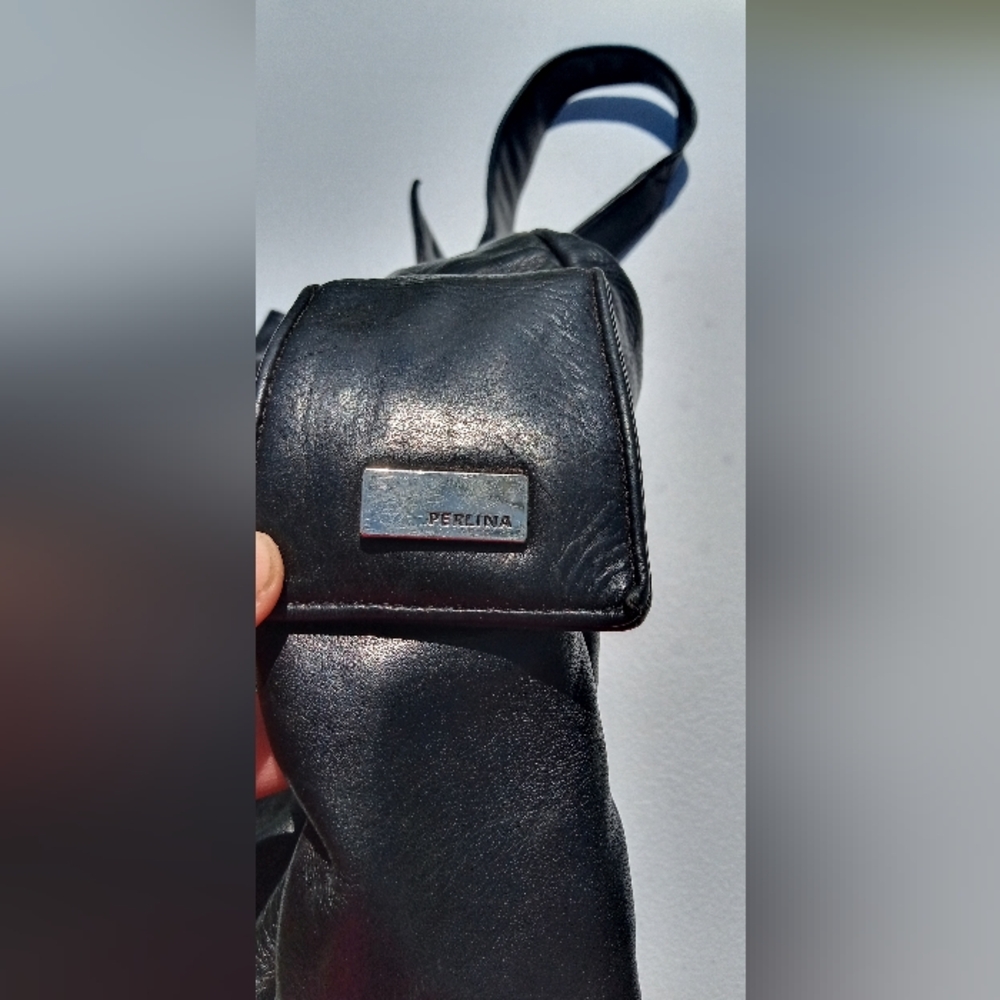 Perlina Black Men's Bag